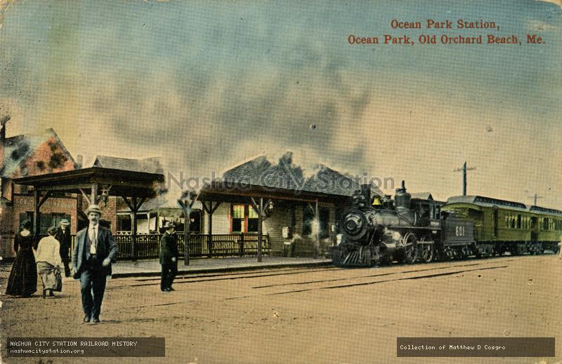 Postcard: Ocean Park Station, Ocean Park, Old Orchard Beach, Maine